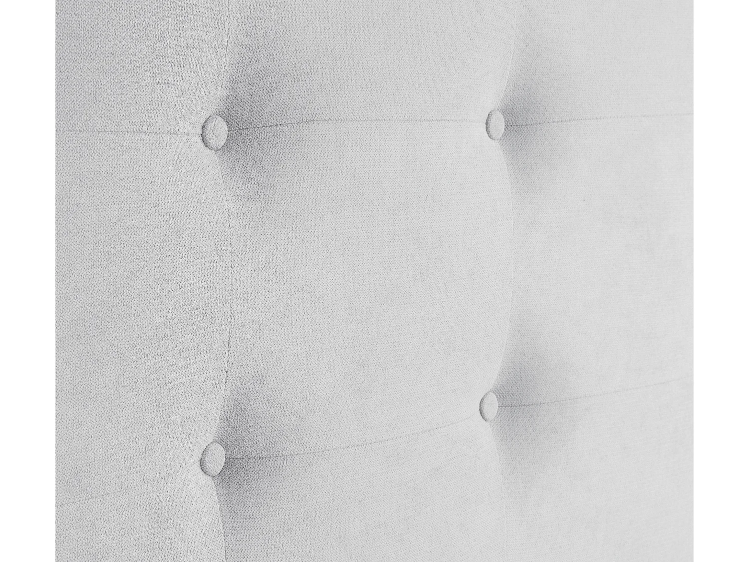 DHOME Cabeceira de  Tecido AquaLinho Capitoné Até o chão 160x120cm Camas 150/160 - Cinza Pérola