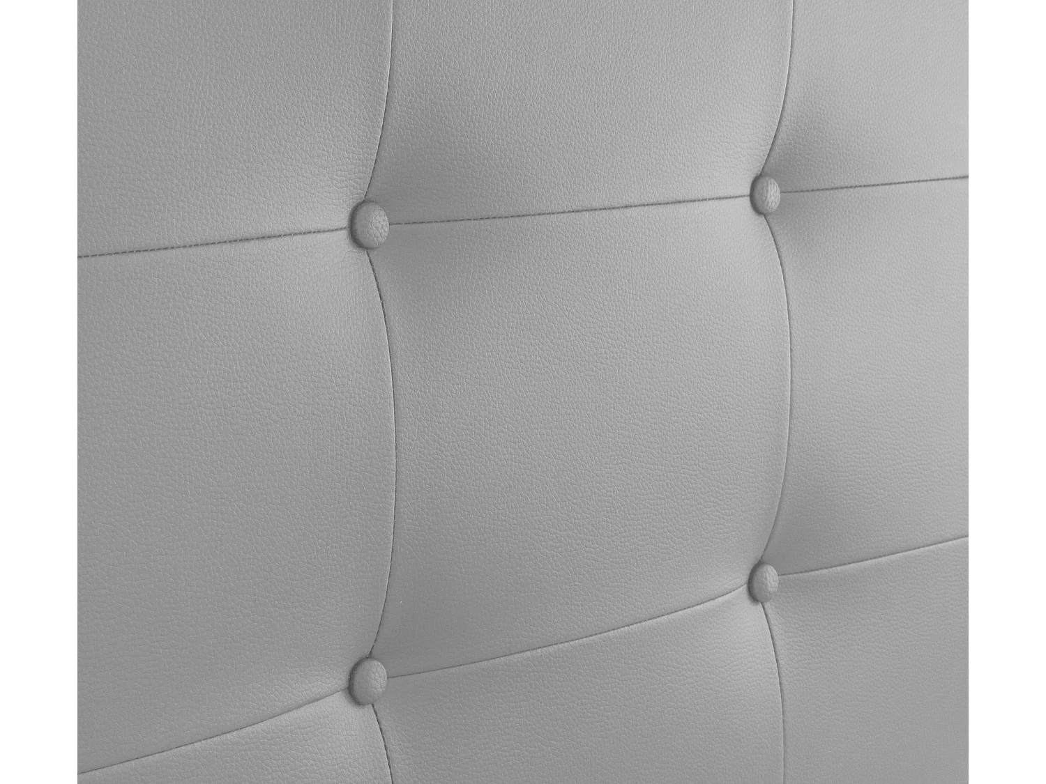 DHOME Cabecero de Polipiel Capitoné Hasta el Suelo 105x120cm Camas 105 - Gris Claro