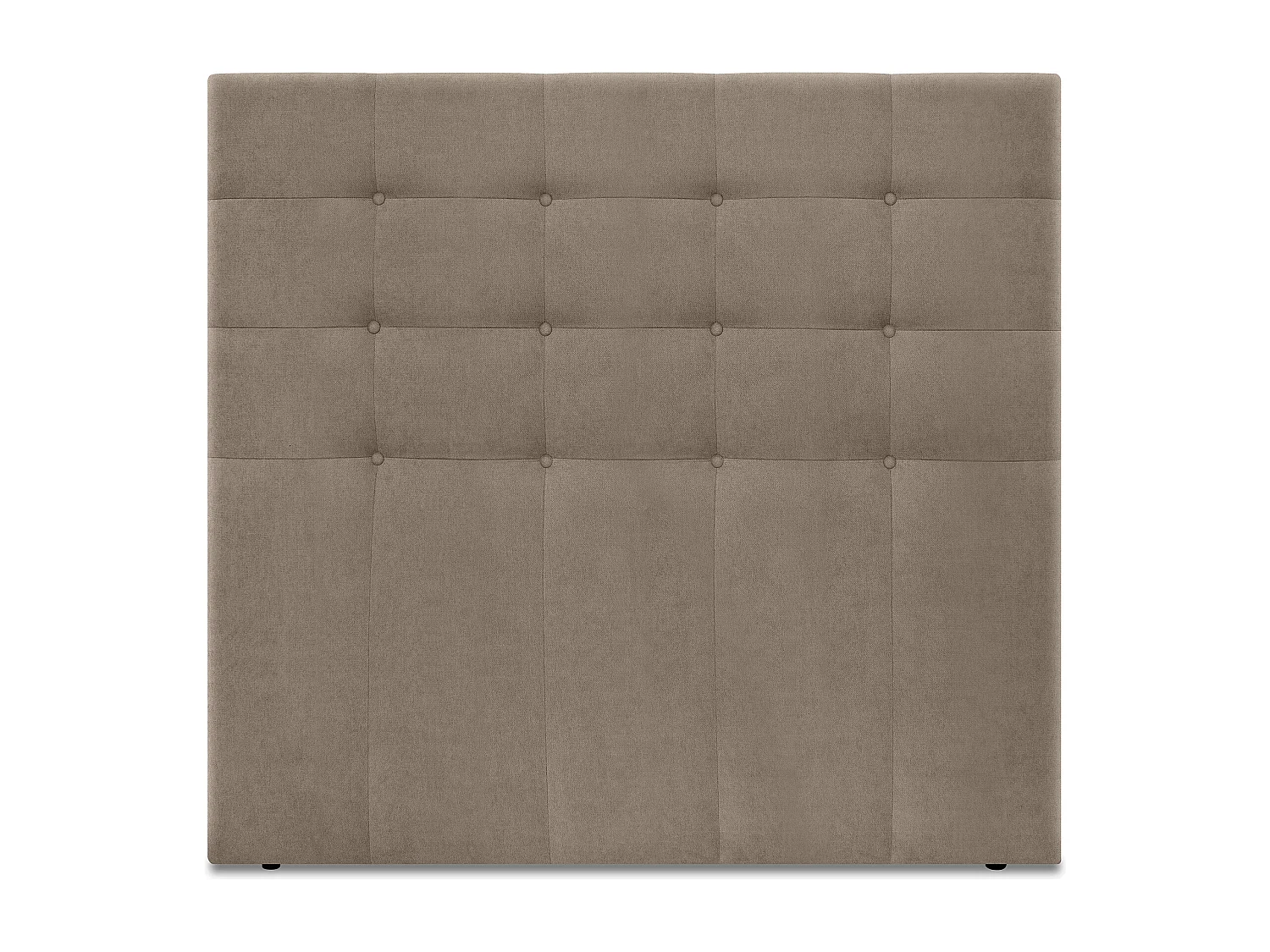 DHOME Cabeceira de  Tecido AquaLinho Capitoné Até o chão 150x120cm Camas 150 - Terra
