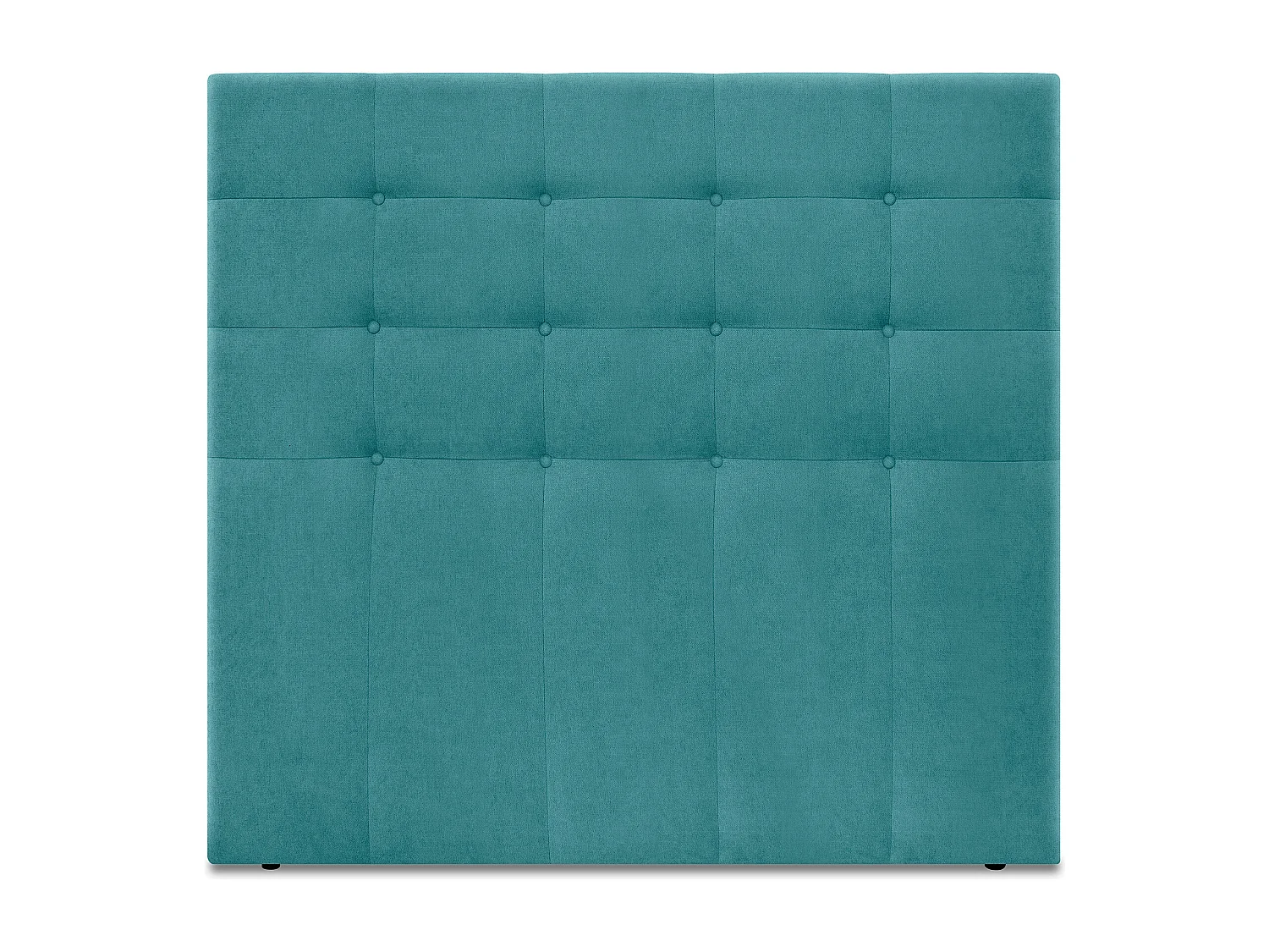 DHOME Cabeceira de  Tecido AquaLinho Capitoné Até o chão 135x120cm Camas 120/135 - Turquesa
