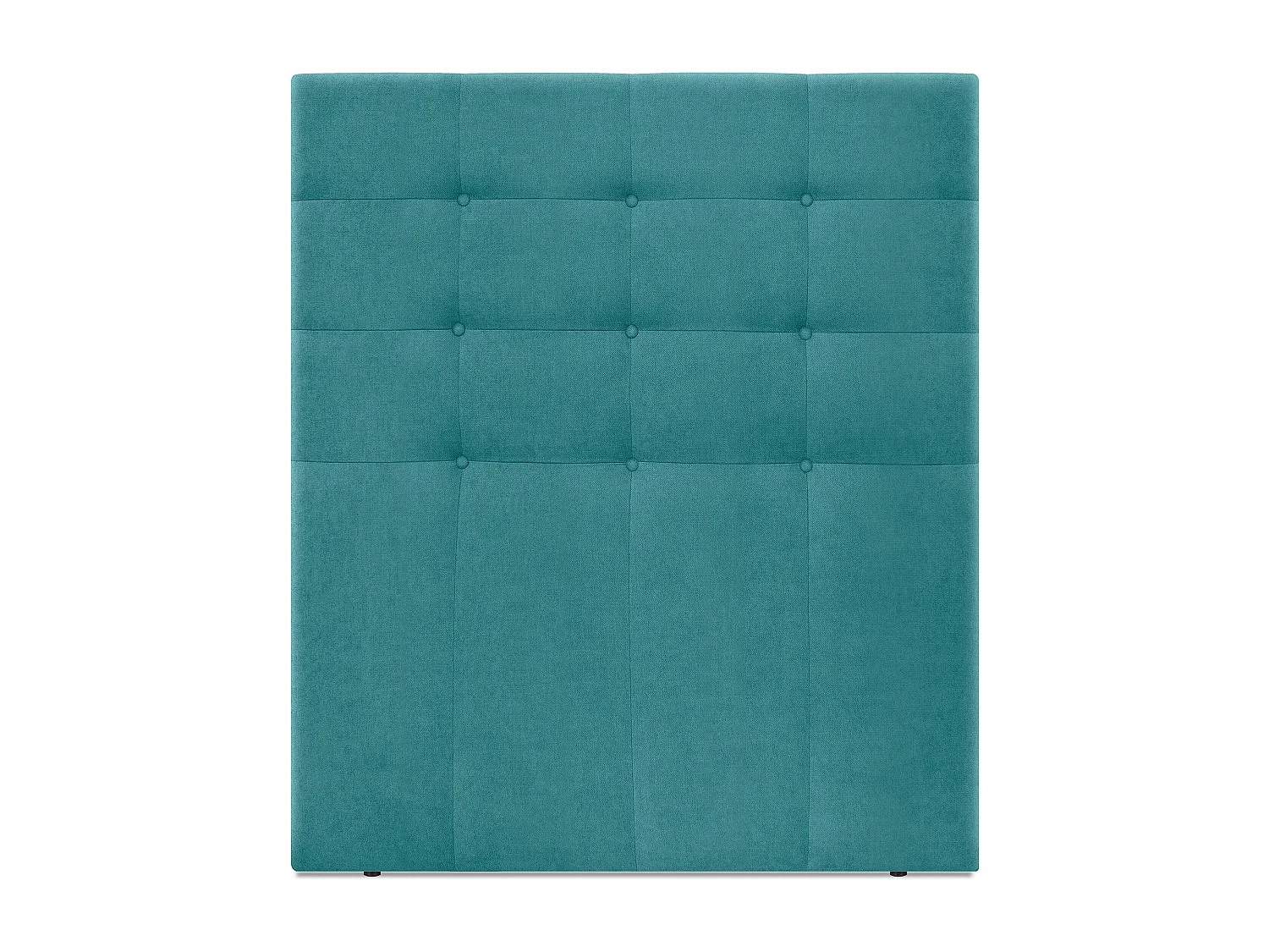 DHOME Cabeceira de  Tecido AquaLinho Capitoné Até o chão 110x120cm Camas 105 - Turquesa