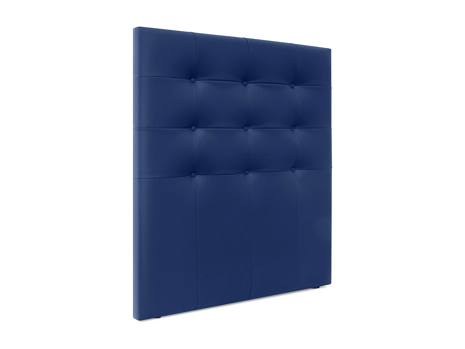 DHOME Cabeceira de  Couro sintético Capitoné Até o chão 90x120cm Camas 80/90 - Azul