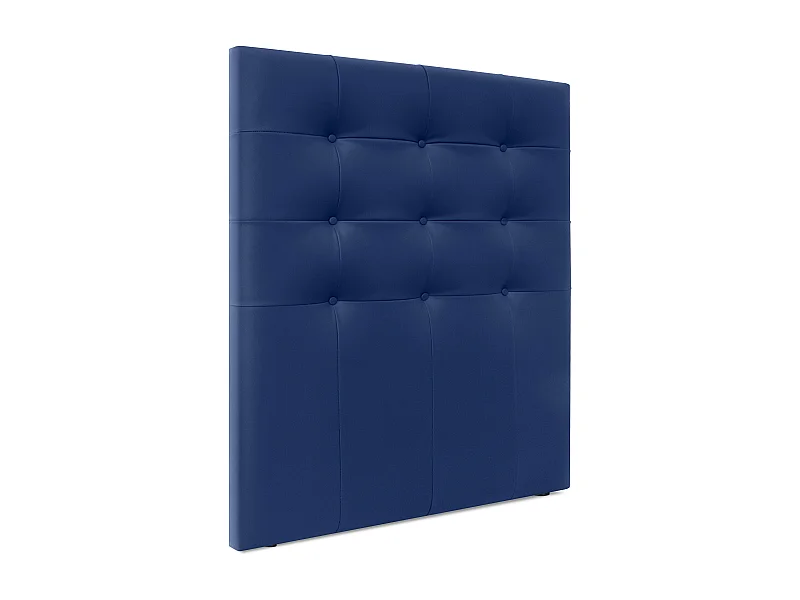 DHOME Cabeceira de  Couro sintético Capitoné Até o chão 90x120cm Camas 80/90 - Azul