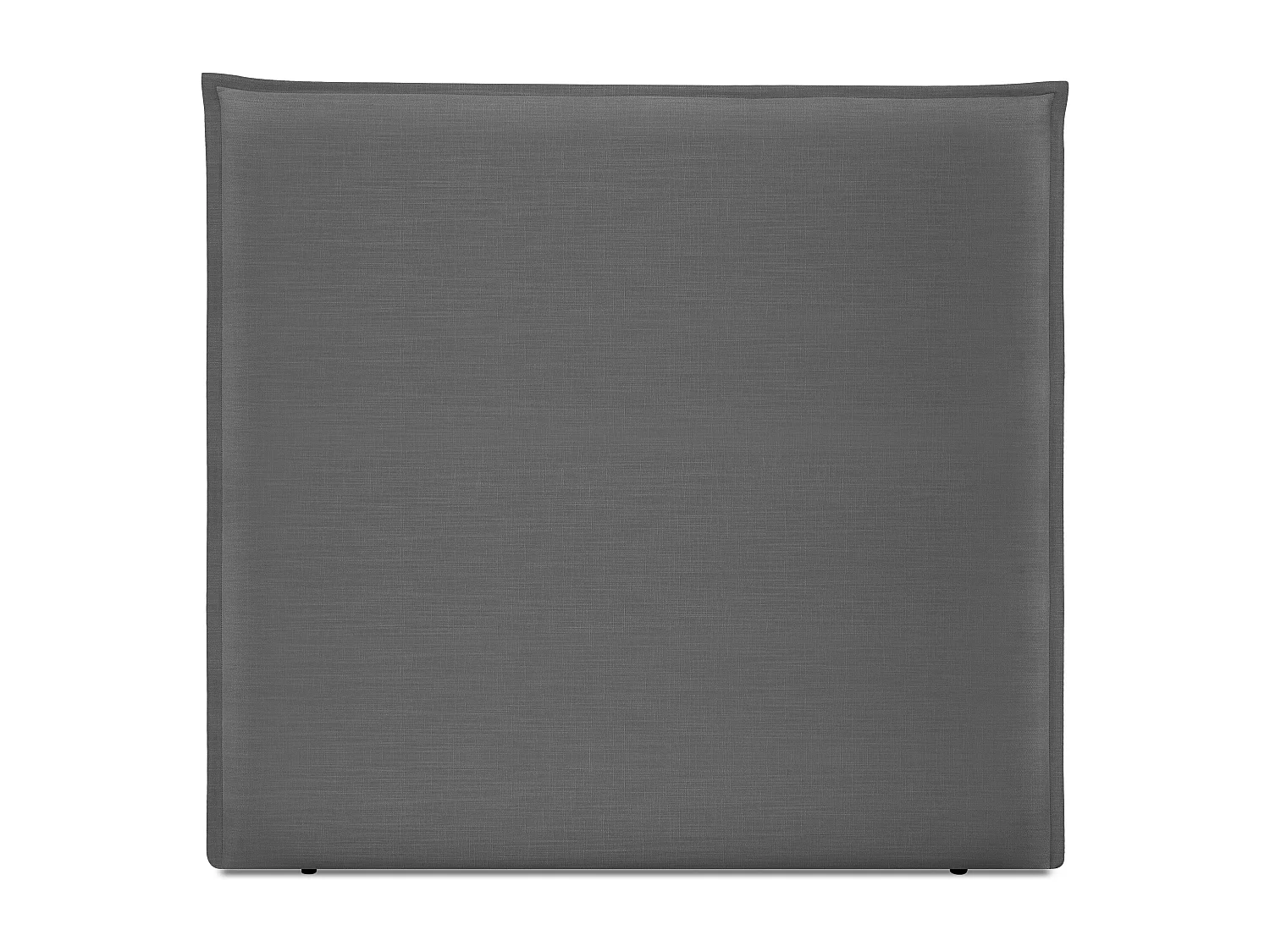 DHOME Cabeceira de  Linho Natural Liso com Acabamento Até o chão 135x120cm Camas 120/135 - Cinza escuro