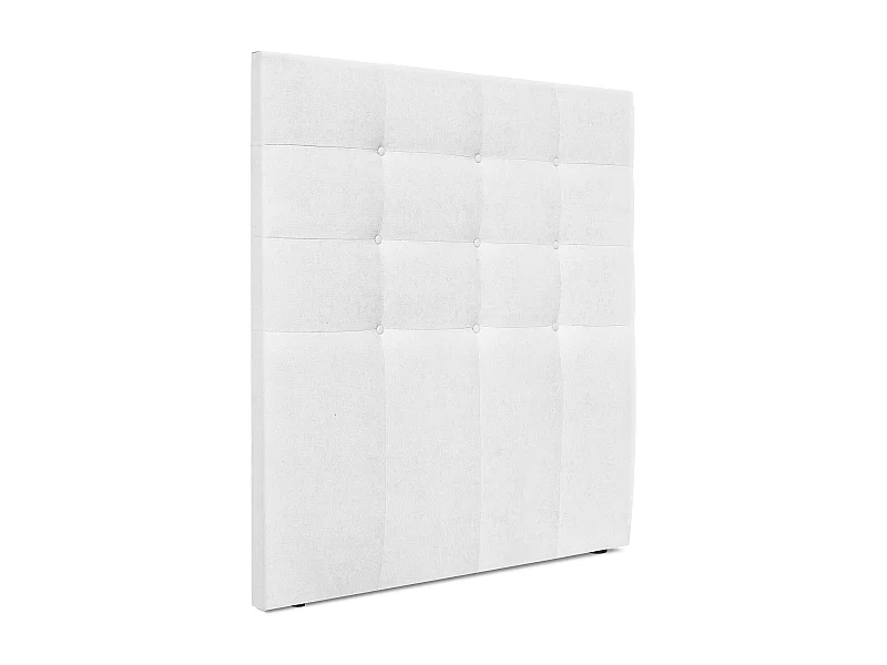 DHOME Cabecero de Tela Aqualine Capitoné Hasta el Suelo 95x120cm Camas 90 - Blanco