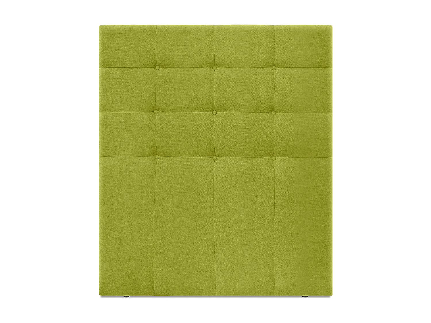 DHOME Cabeceira de  Tecido AquaLinho Capitoné Até o chão 95x120cm Camas 90 - Pistache