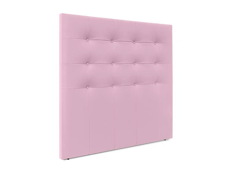 DHOME Cabecero de Polipiel Capitoné Hasta el Suelo 160x120cm Camas 150/160 - Rosa