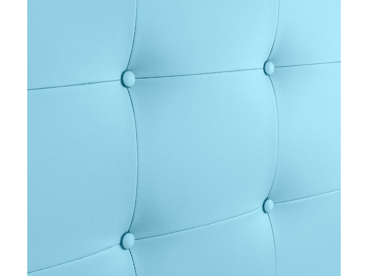 DHOME Cabeceira de  Couro sintético Capitoné Até o chão 90x120cm Camas 80/90 - Céu azul