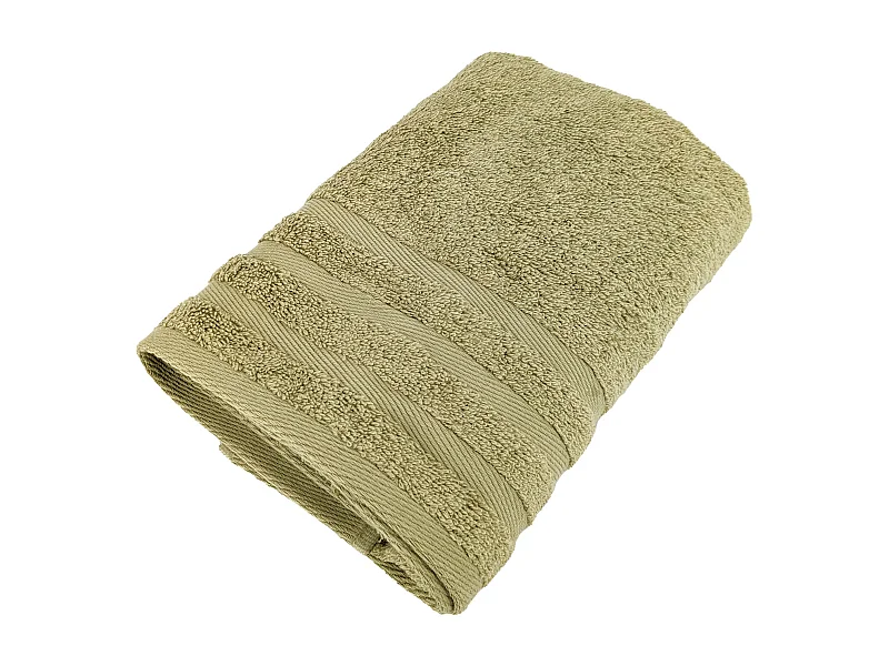 Serviette de toilette 50x100 cm EFFICIENCE PURE vert Olive
