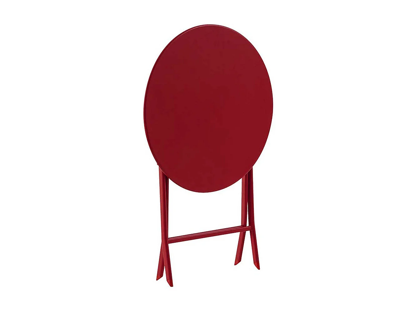 Table de jardin ronde Greensboro Ø 60 cm Groseille - Hespéride