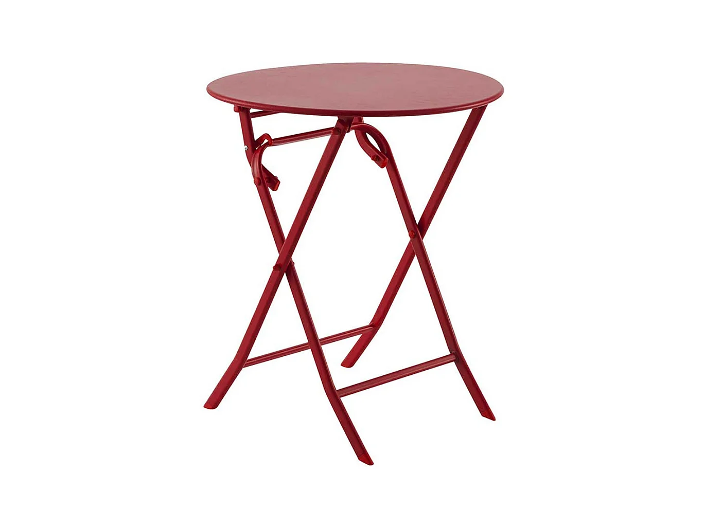 Table de jardin ronde Greensboro Ø 60 cm Groseille - Hespéride