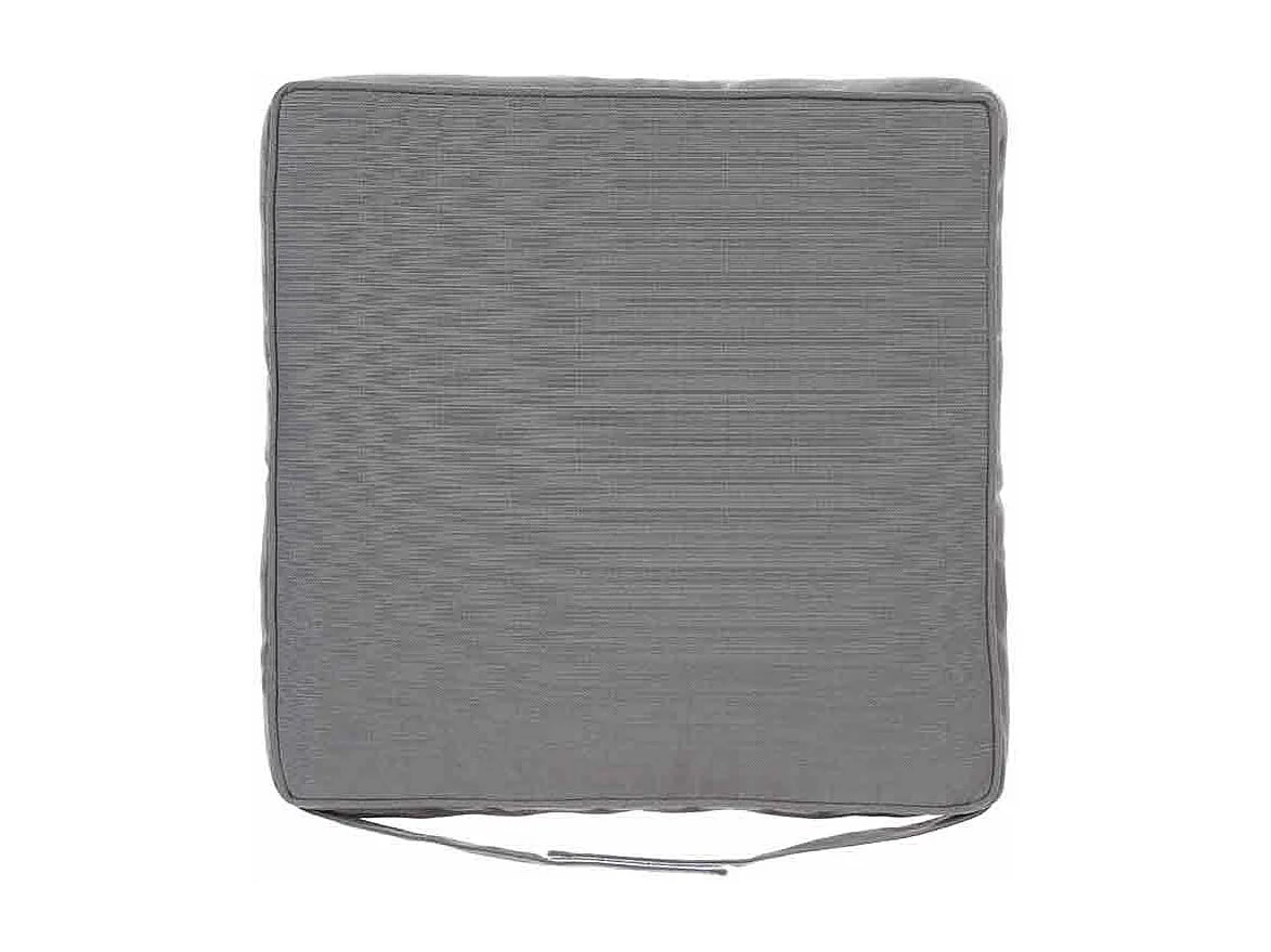 Galette de chaise de jardin 40 x 40 cm Ardoise - Hespéride