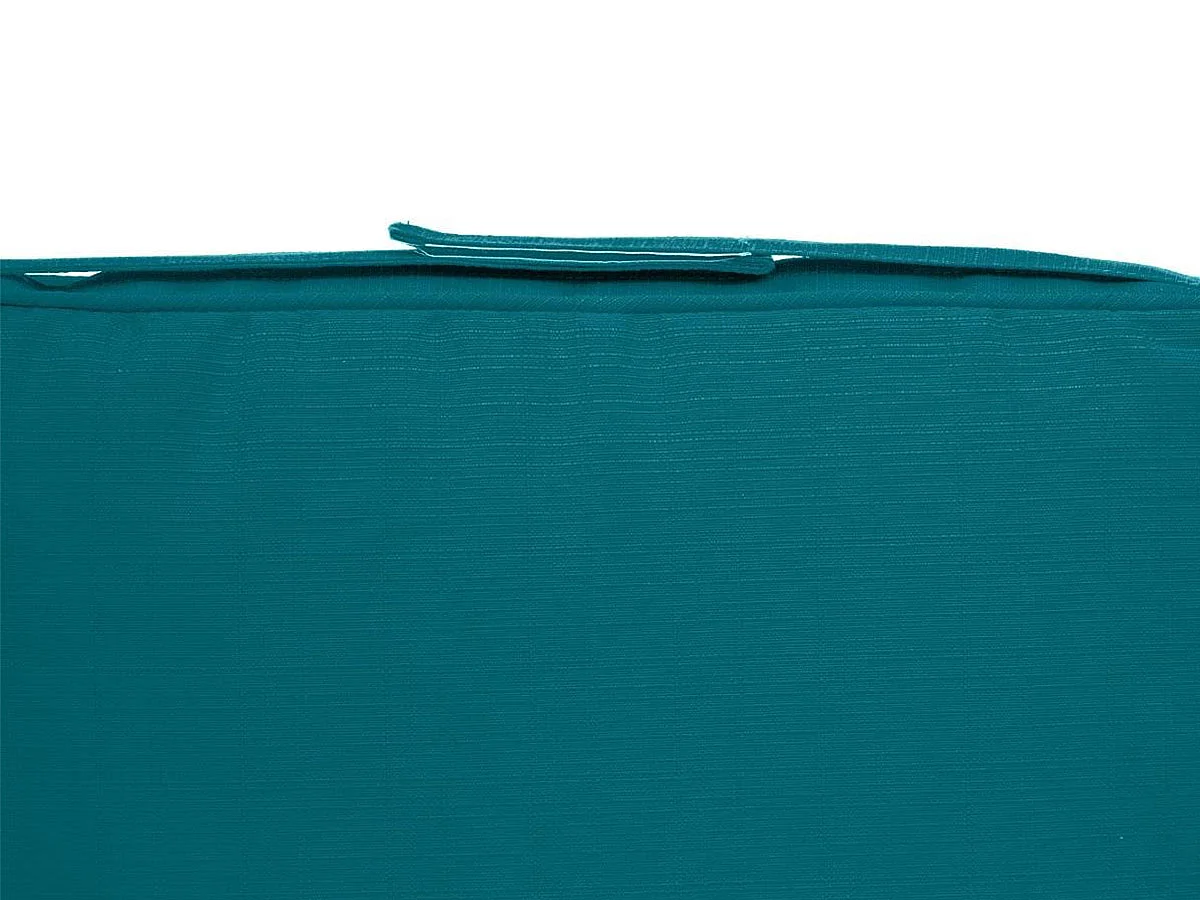 Galette de chaise de jardin 40 x 40 cm Bleu Canard - Hespéride