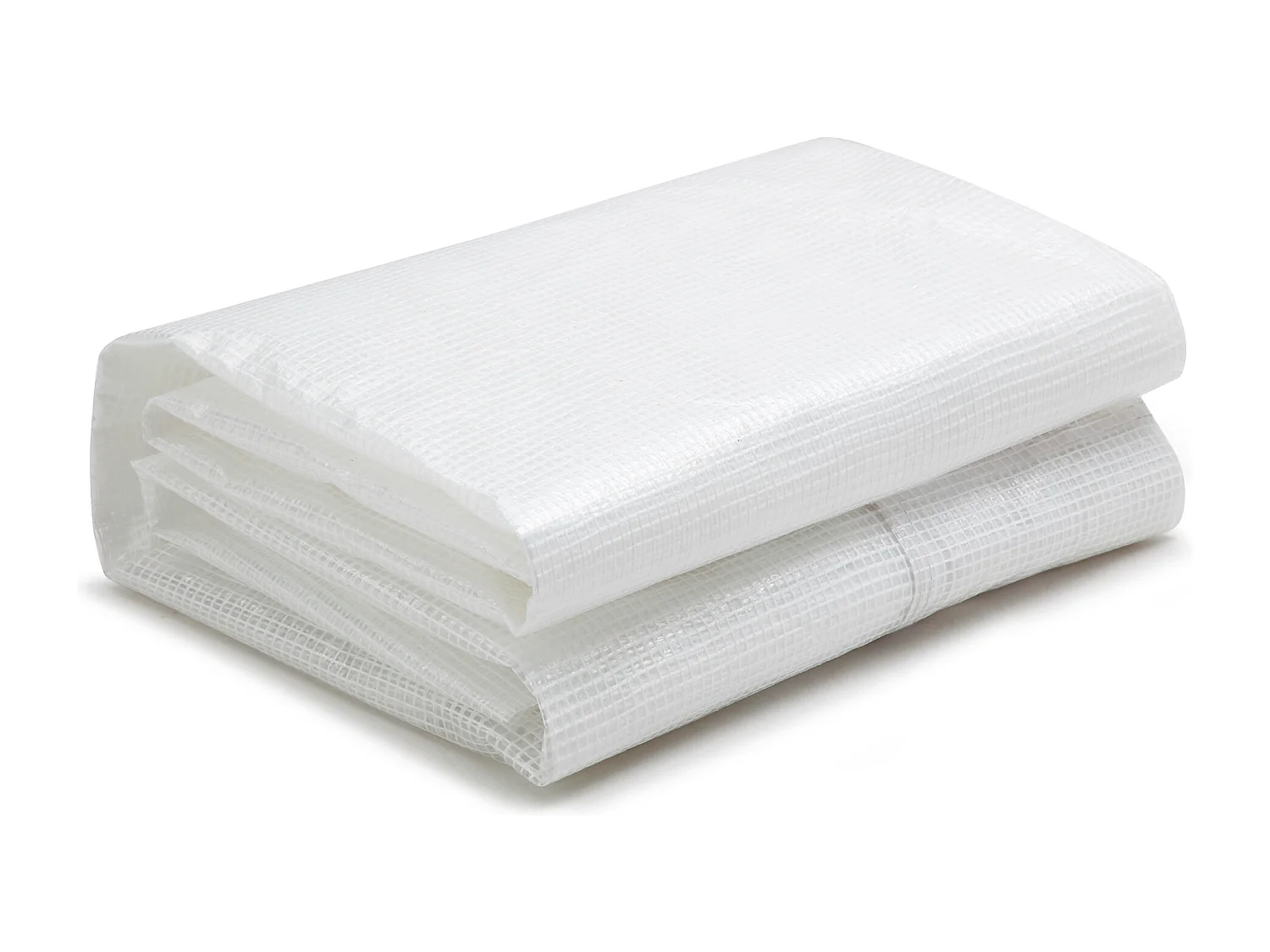 Pokrycie foliowe do szklarni tunelowej 12 m² - szer. 300 x dł. 400 x wys. 200 cm - Biały - IPOMEA