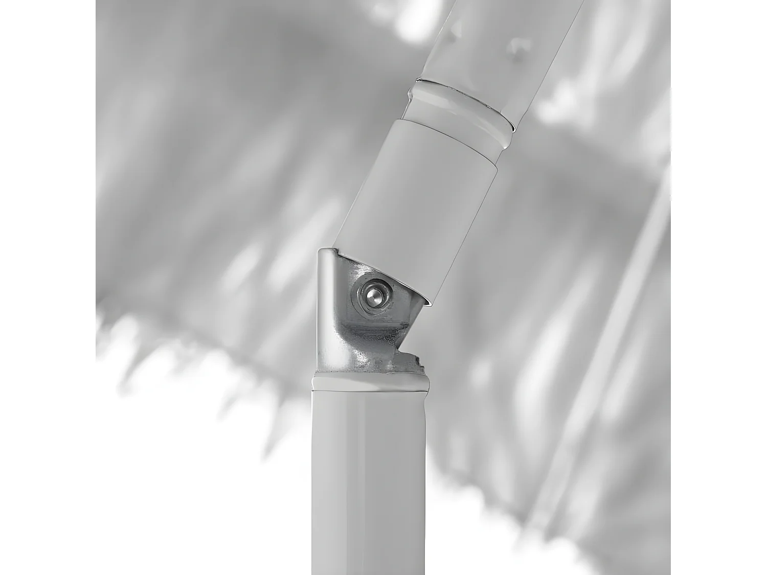 Guarda-sol de praia Hawaii 180 cm branco