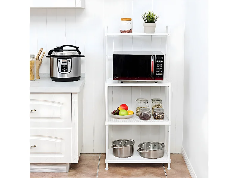 Küchenregal Mikrowellenregal 4-stufig