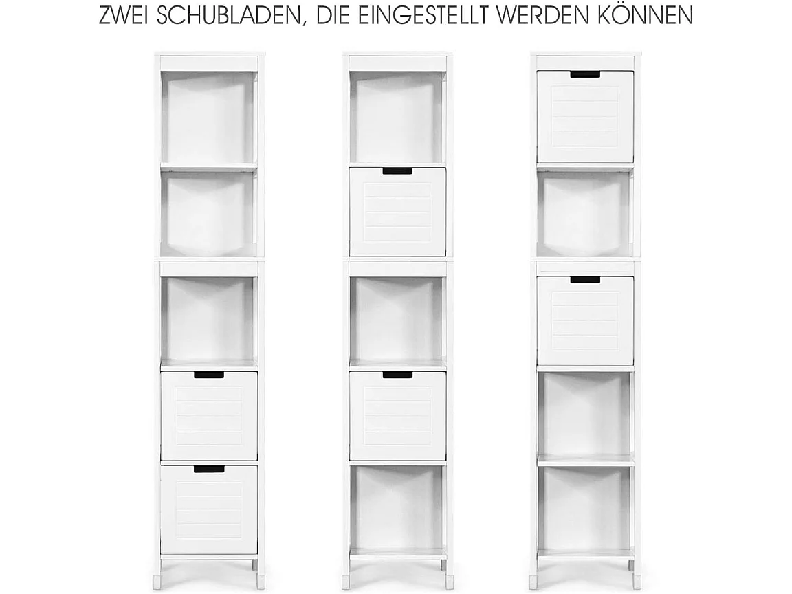 Badschrank mit 2 Schubladen