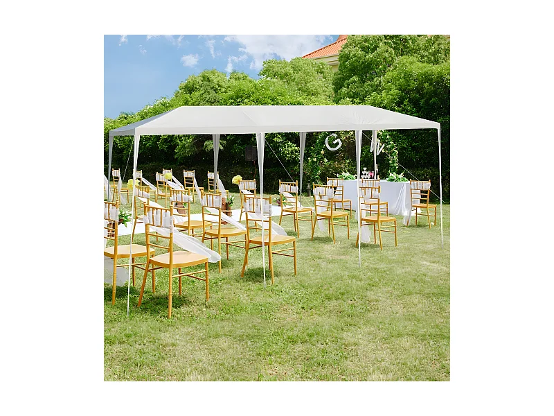 Gartenpavillon Partyzelt 9 x 3m