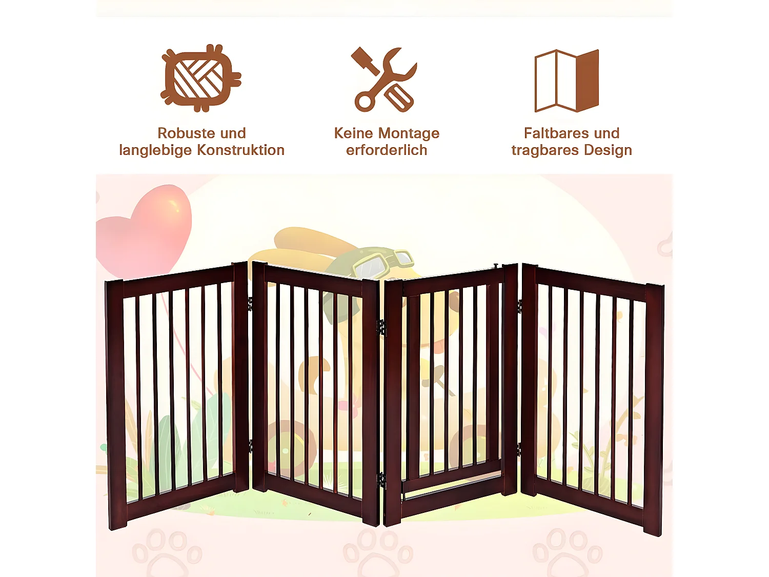 Absperrgitter Schutzgitter Holz