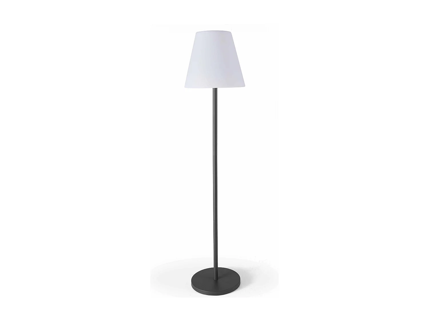 Lampadaire en acier anthracite