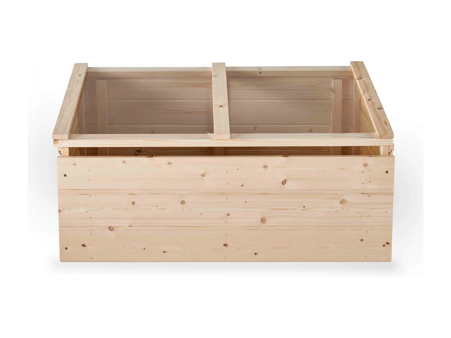 Carré potager avec un couvercle