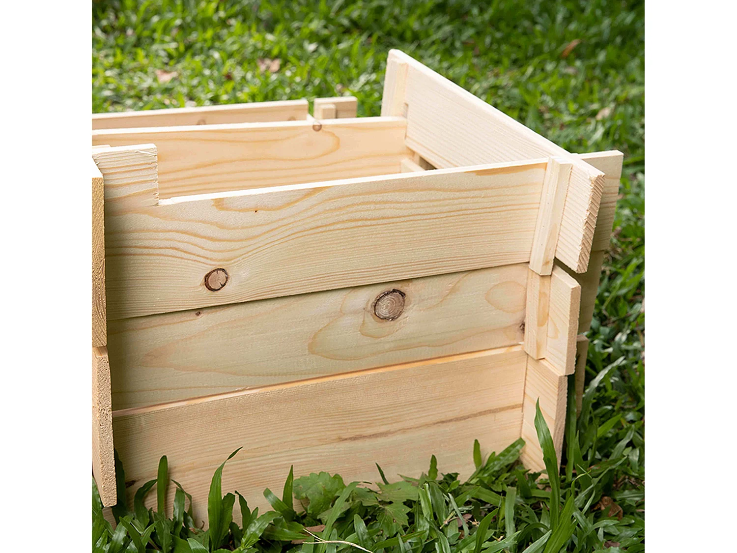 Carré potager 5 cases en bois