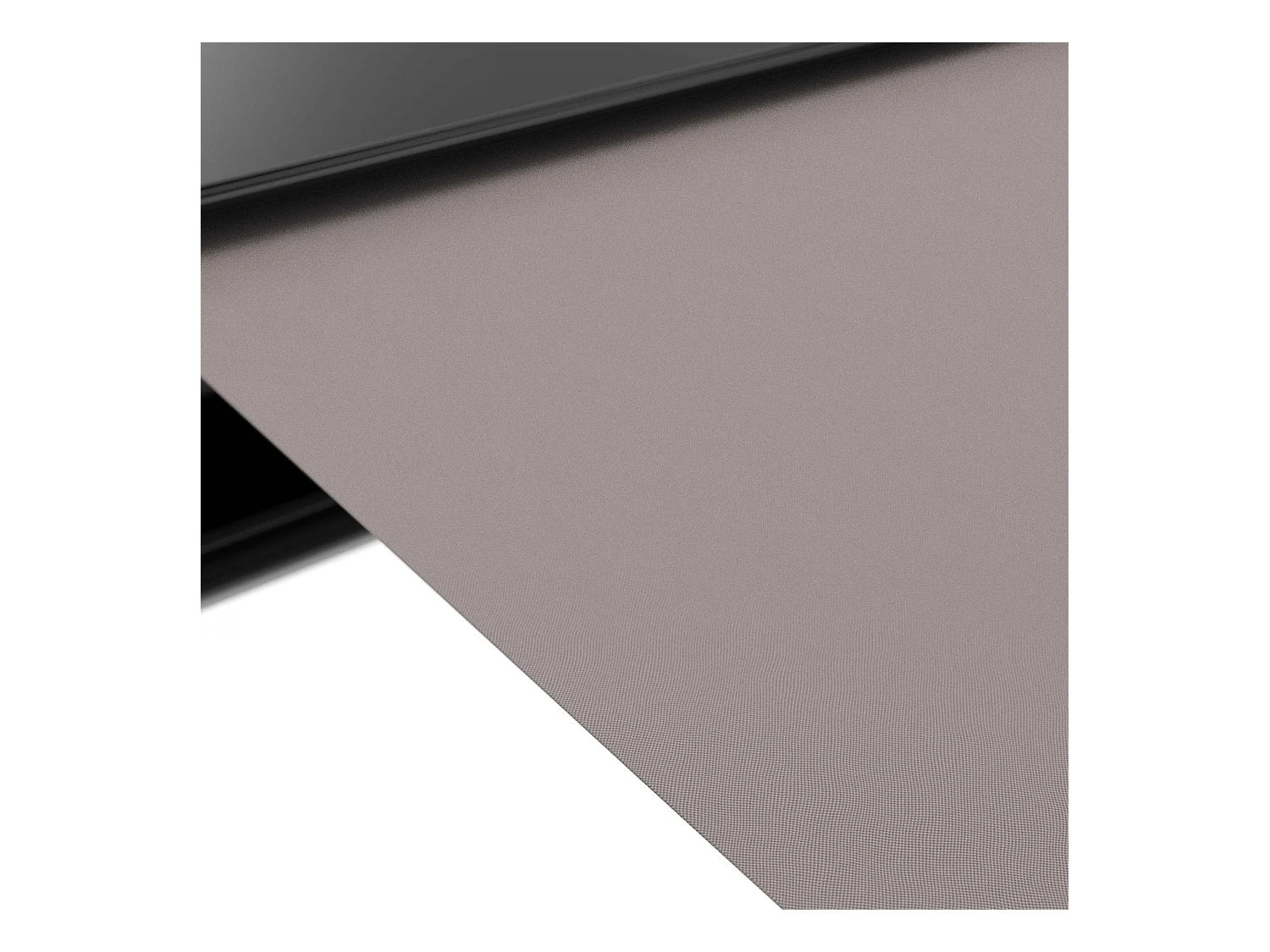 Store banne coffre integral 2.5x2m aluminium taupe