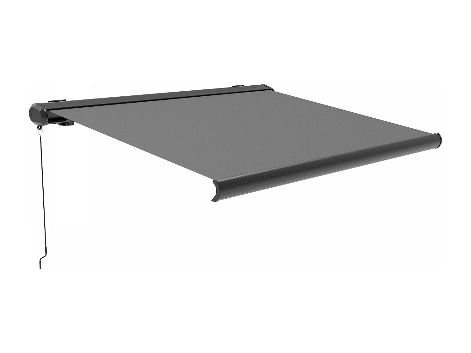 Store banne coffre integral 2.95x2.5m aluminium gris