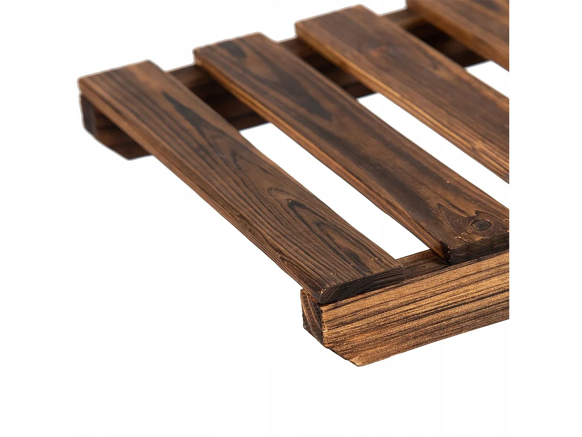 Pflanzentreppe Garten Blumenregal Blumenständer Holz 75x25x140cm