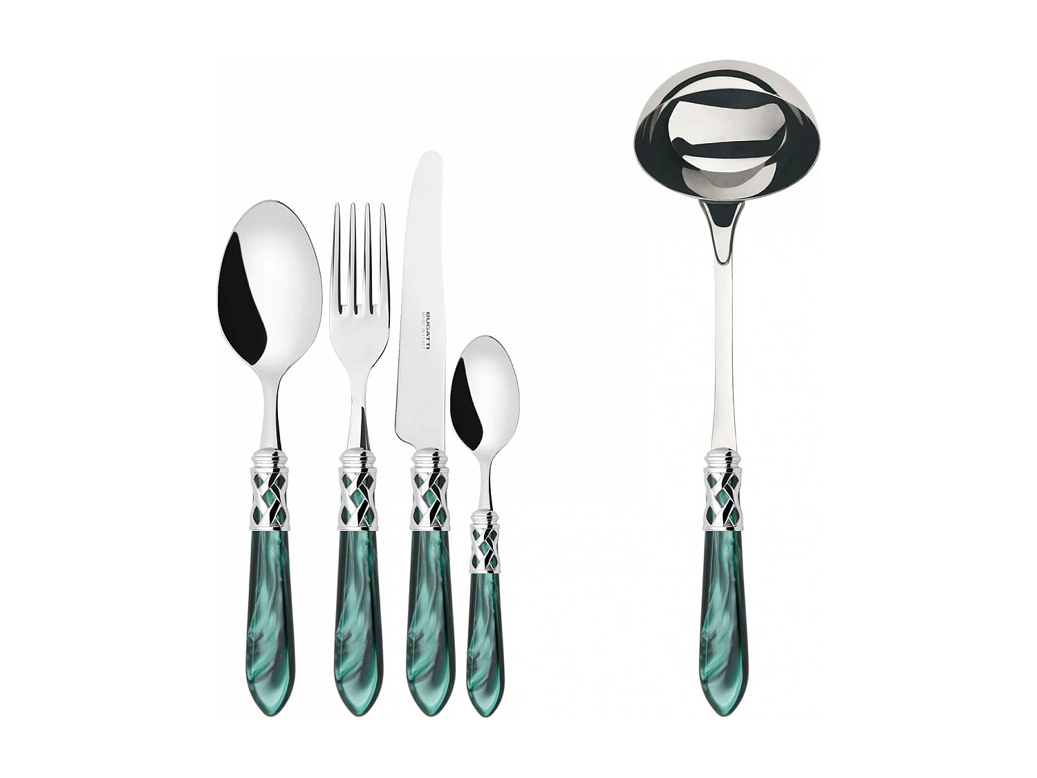 ALADDIN ghiera cromata set 49pz colore verde in scatola gallery