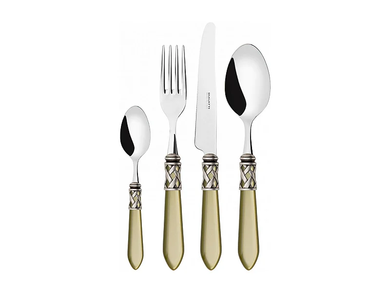 ALADDIN color verde oliva ghiera anticata set 24pz scatola gallery