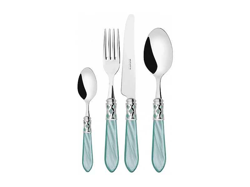 ALADDIN ghiera cromata set 24pz colore verde acqua in scatola gallery