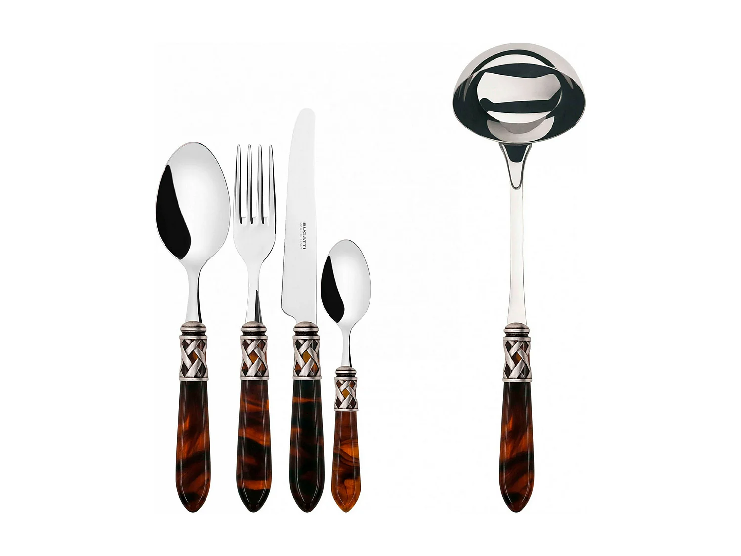 ALADDIN juego de anillos de plata antigua color tortuga caja de galería de 49 piezas