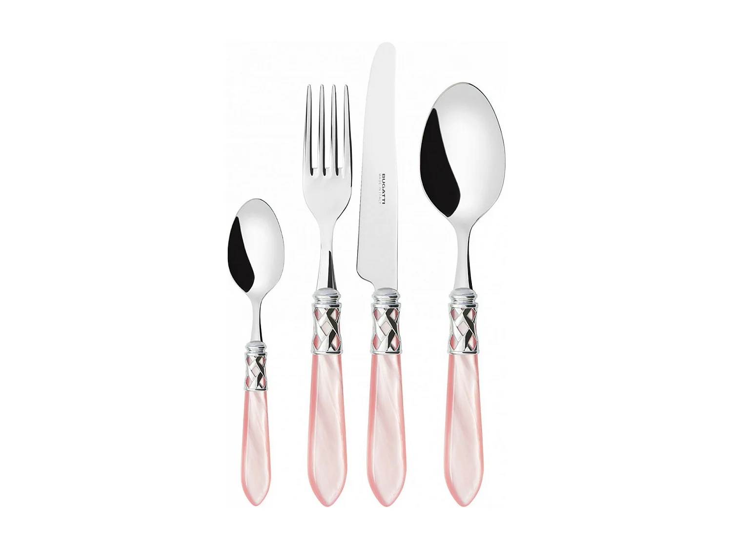 ALADDIN juego anillos cromados 24pzs color rosa en caja galería