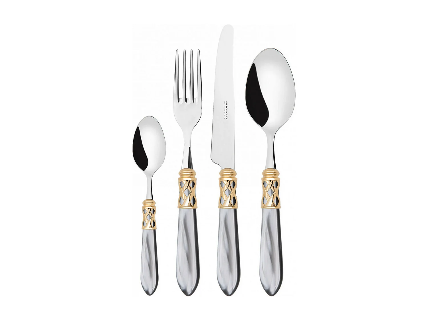 ALADDIN color grigio ghiera dorata  set 24pz scatola gallery