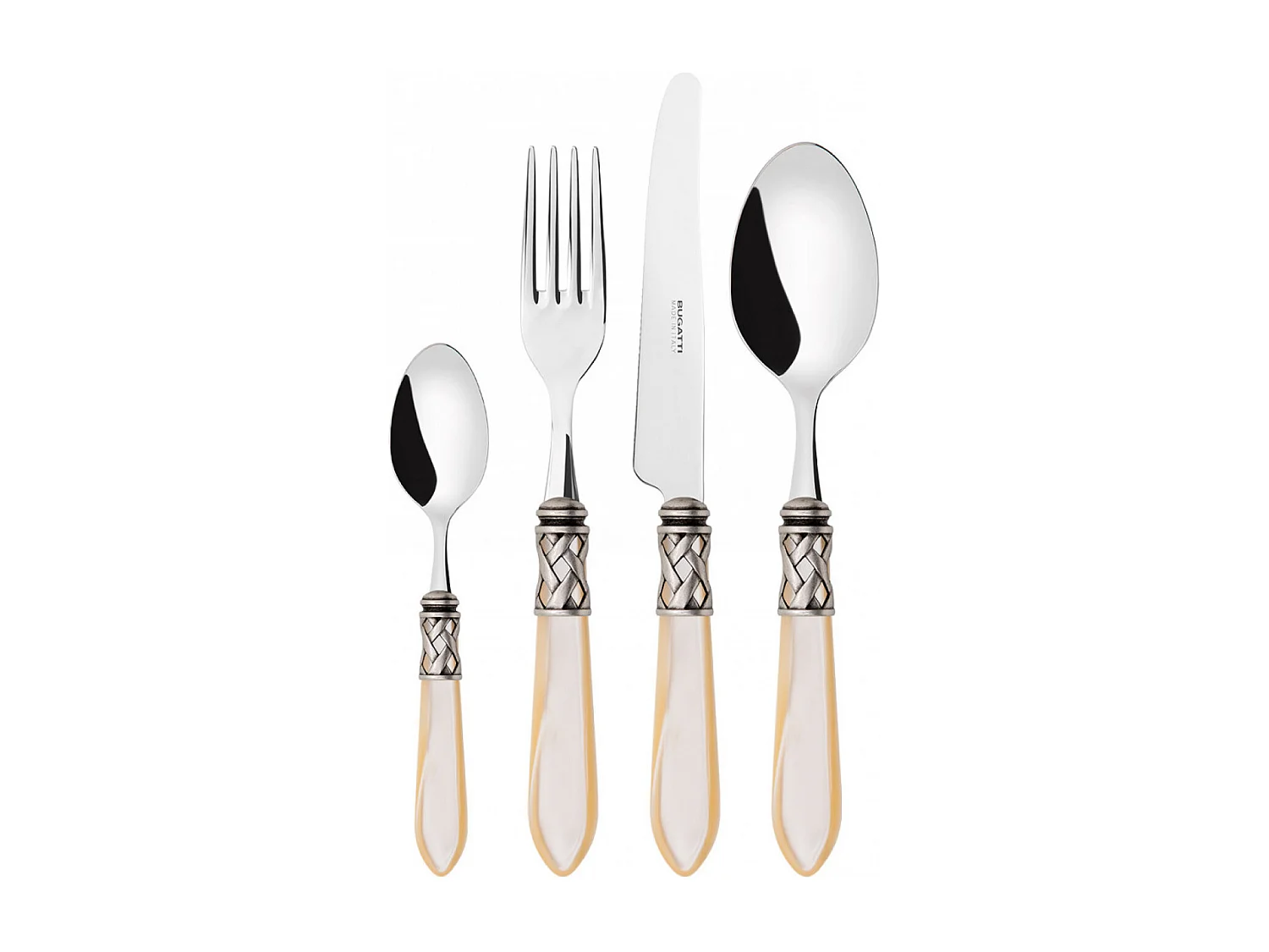 ALADDIN juego de anillos antiguos color marfil 24 piezas caja de galería