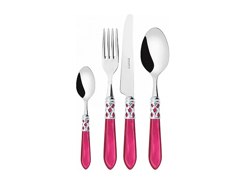 ALADDIN ghiera cromata set 24pz colore lampone in scatola gallery