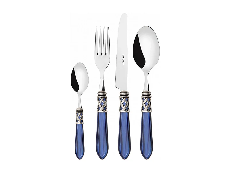 ALADDIN juego de anillos antiguos color azul 24 piezas caja de galería