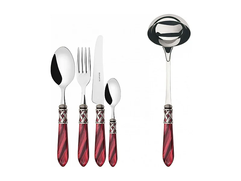 ALADDIN  color bordeaux ghiera argento antico set 49pz scatola gallery