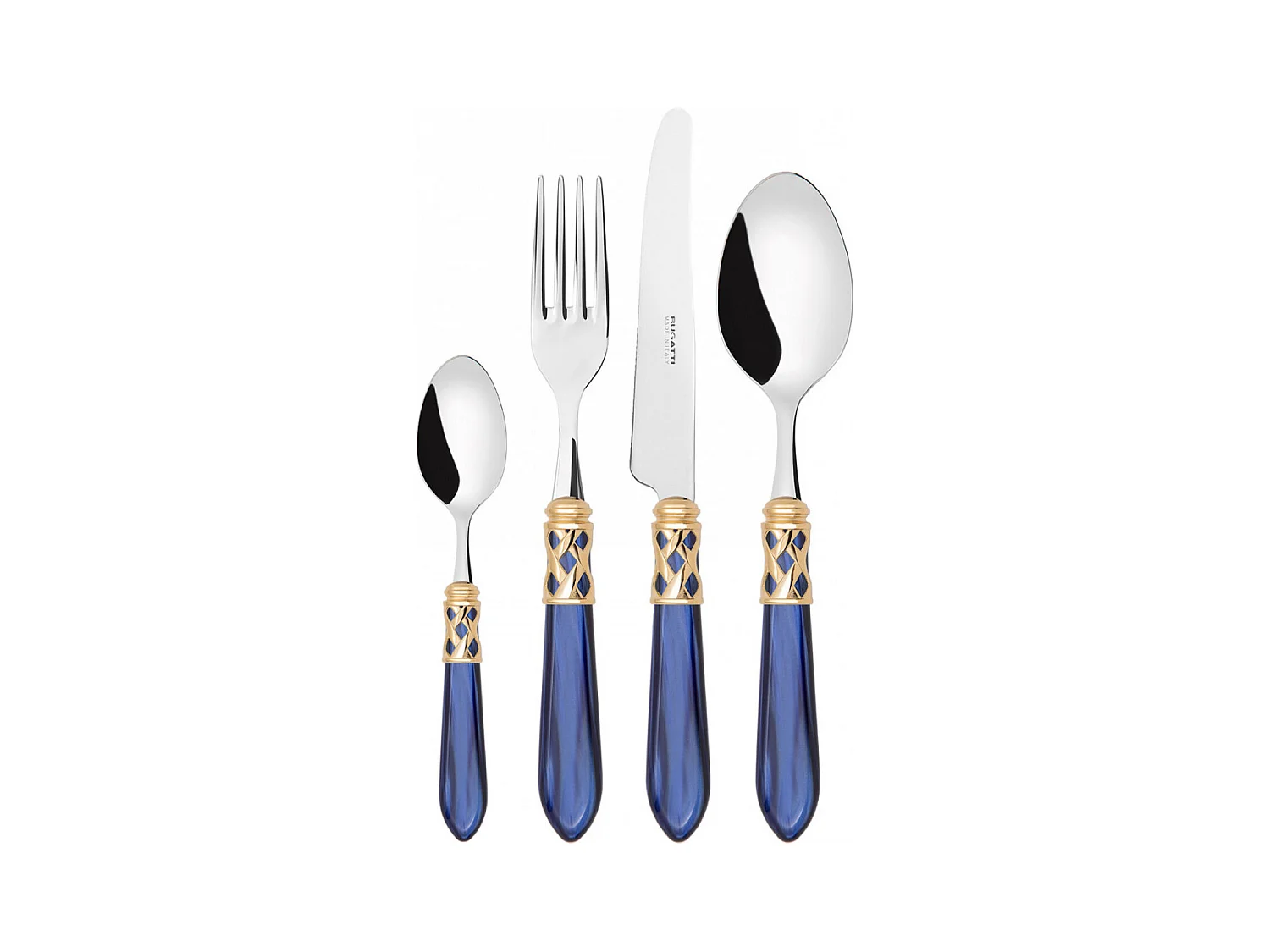 ALADDIN BLAUWE KLEUR MET GOUDEN RING SET VAN 24 STUKS IN GALERIEDOOS