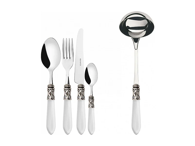 ALADDIN  color trasparente ghiera argento antico set 49pz scatola gallery