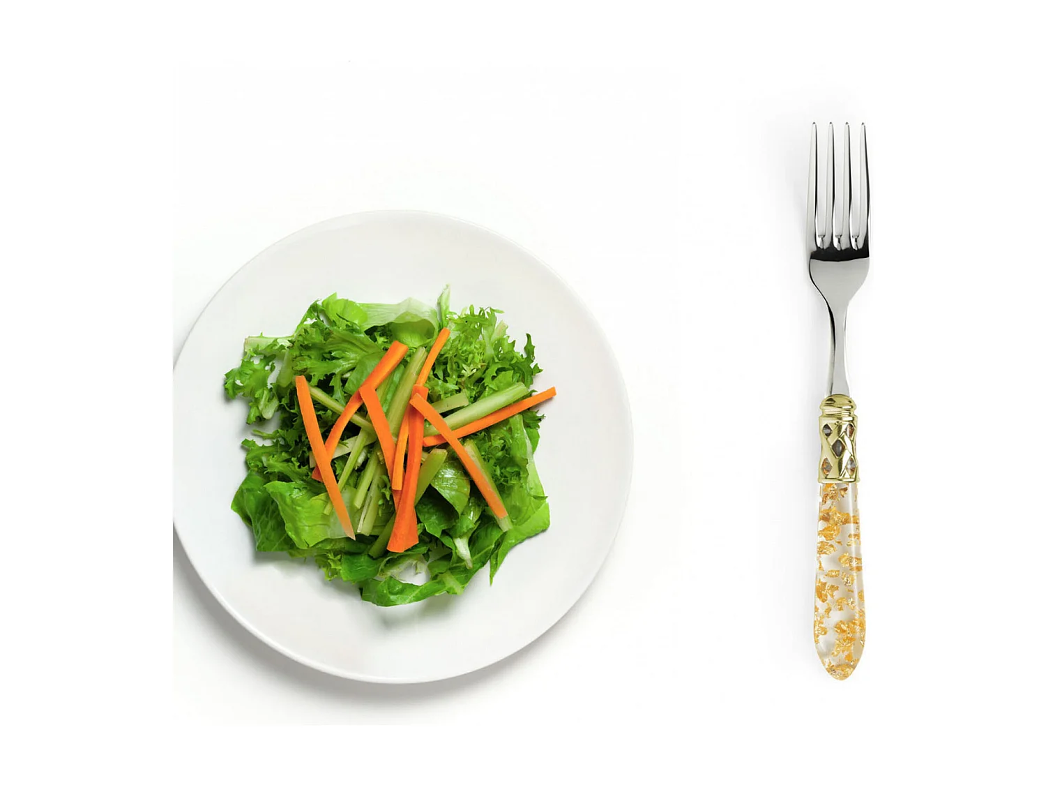 ALADDIN con motas doradas juego de anillos dorados caja de galería de 24 piezas