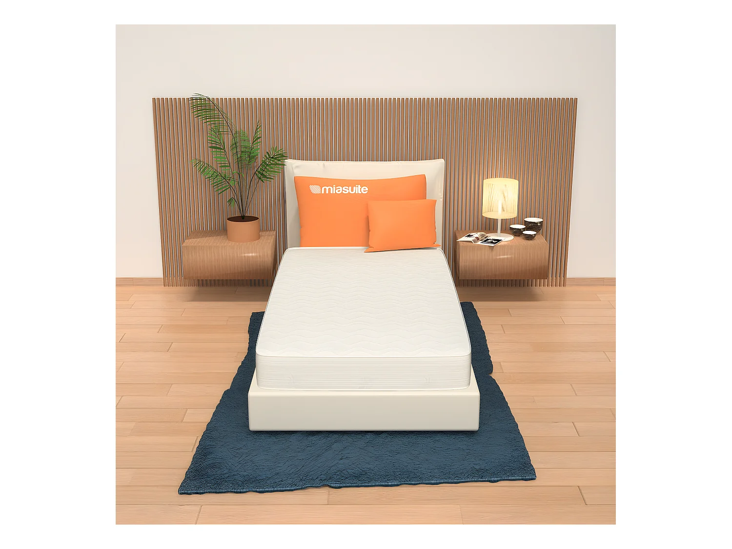 Matelas 70x190 Hauteur 10 cm - Pour enfants, Revêtement Aloe Vera, Waterfoam | Plus H10
