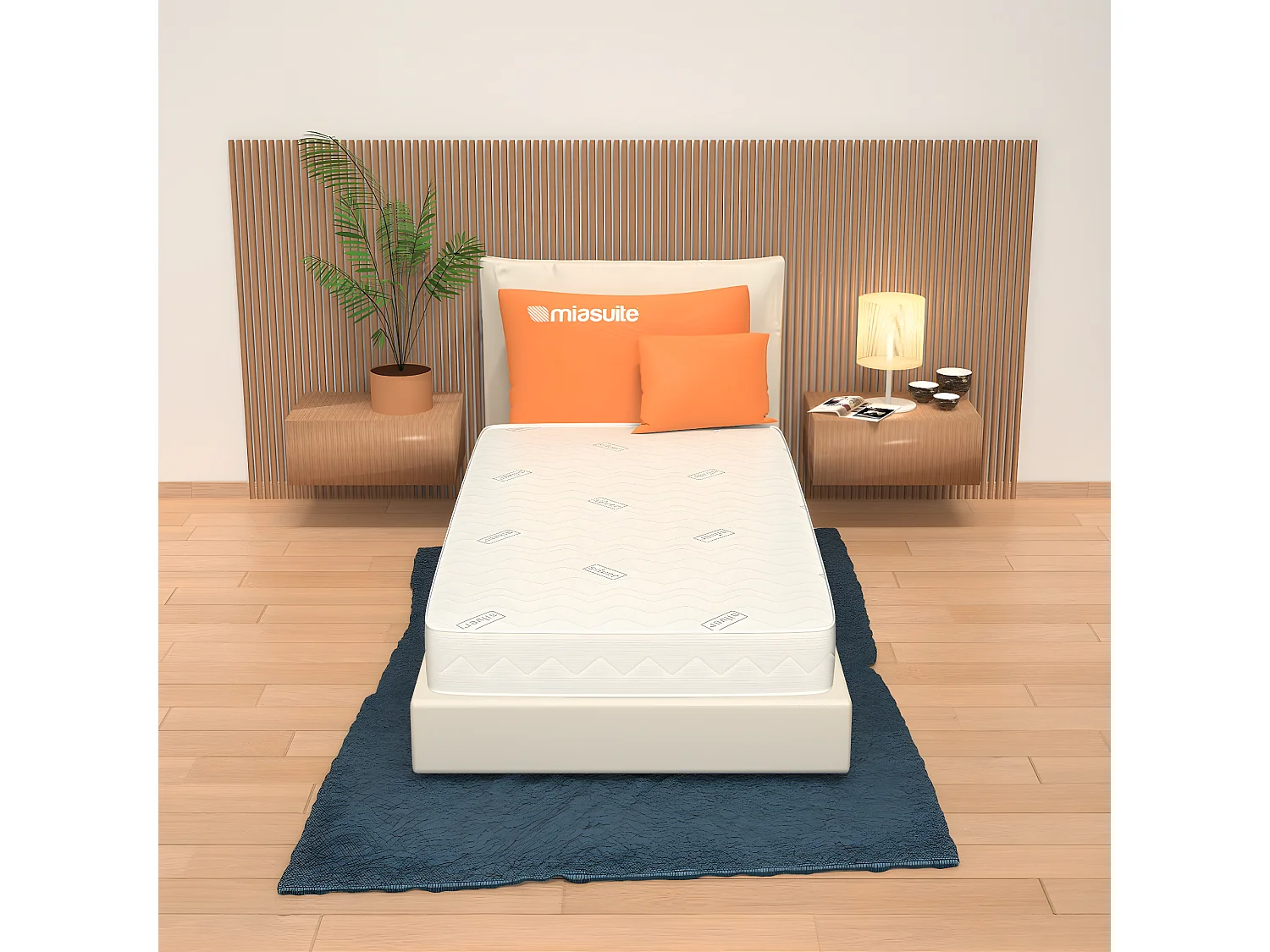 Matratze 70x190 Höhe 16 cm - Silver, Waterfoam, unverformbar | Levante H16