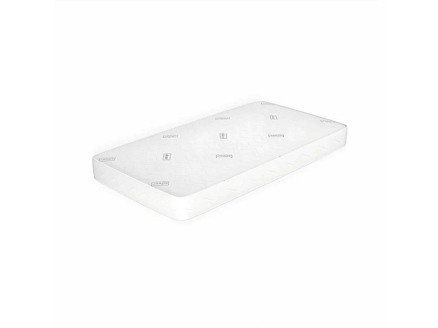 Matelas 70x190 Hauteur 16 cm - Pour enfants, Revêtement Silver, Waterfoam | Levante H16