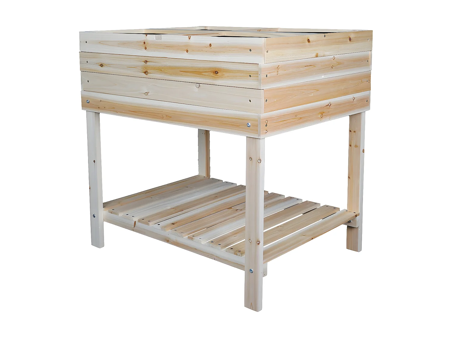 Carré potager sur pieds "Tulipes" - 80 x 60 x 80 cm