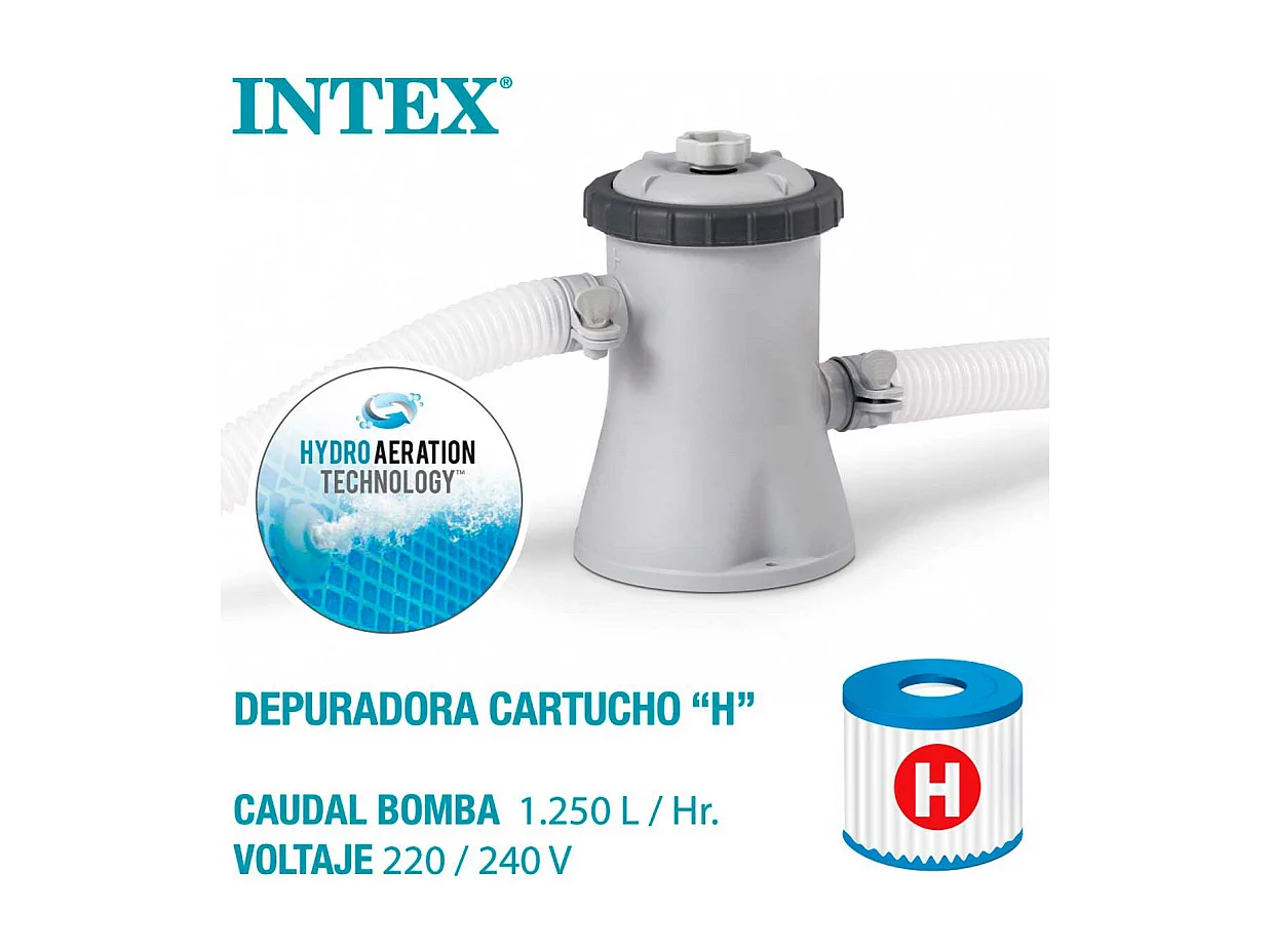 Kit Piscine Hors-Sol Autoportante "Easy" 305x76cm Bleu