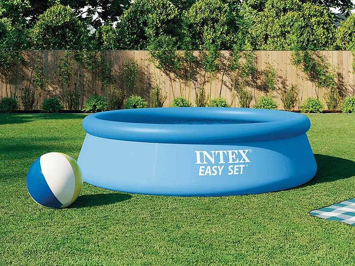 Intex 28122 Easy Set piscina fuori terra gonfiabile rotonda 305x76