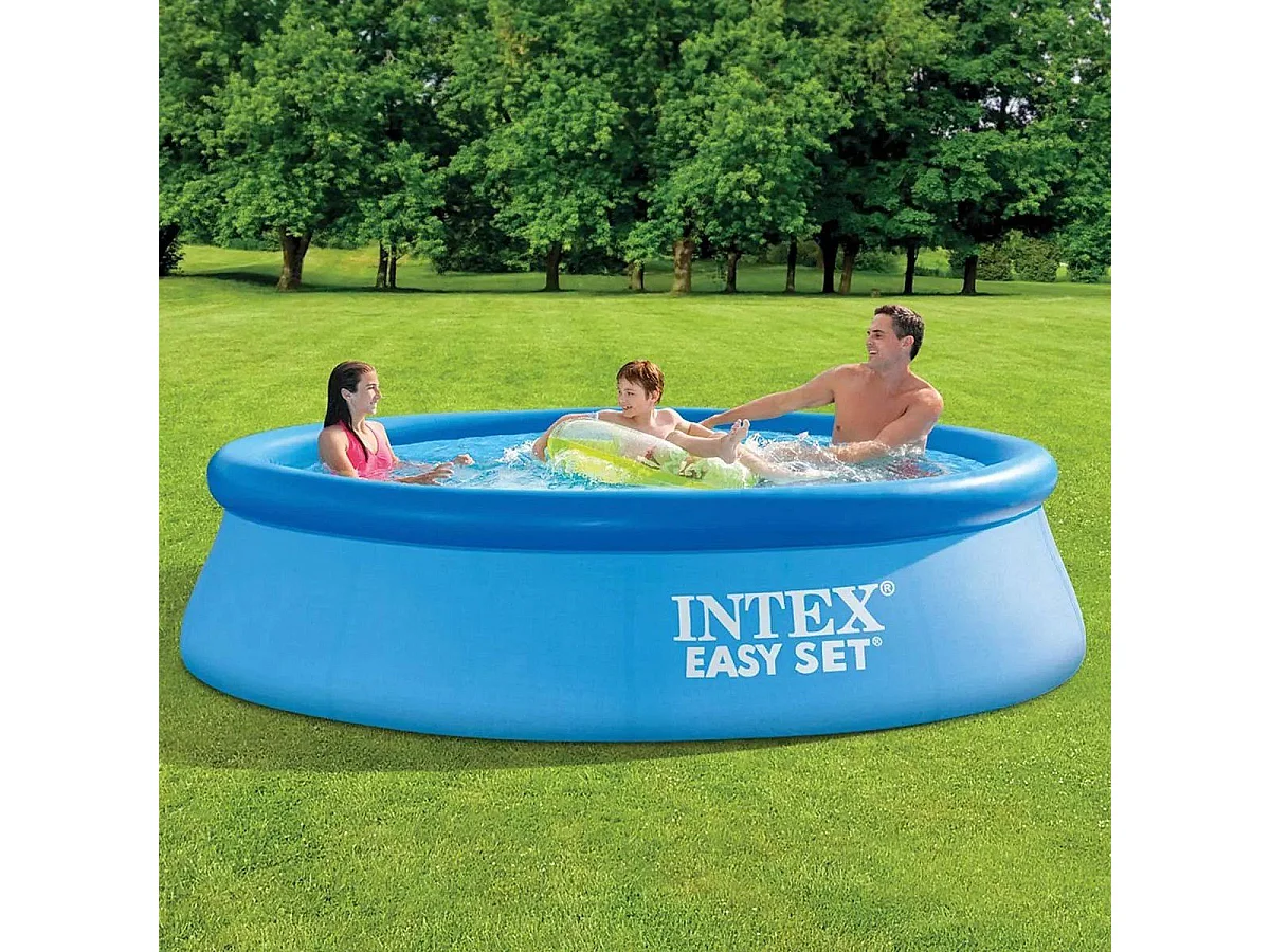 Intex 28122 Easy Set piscina fuori terra gonfiabile rotonda 305x76