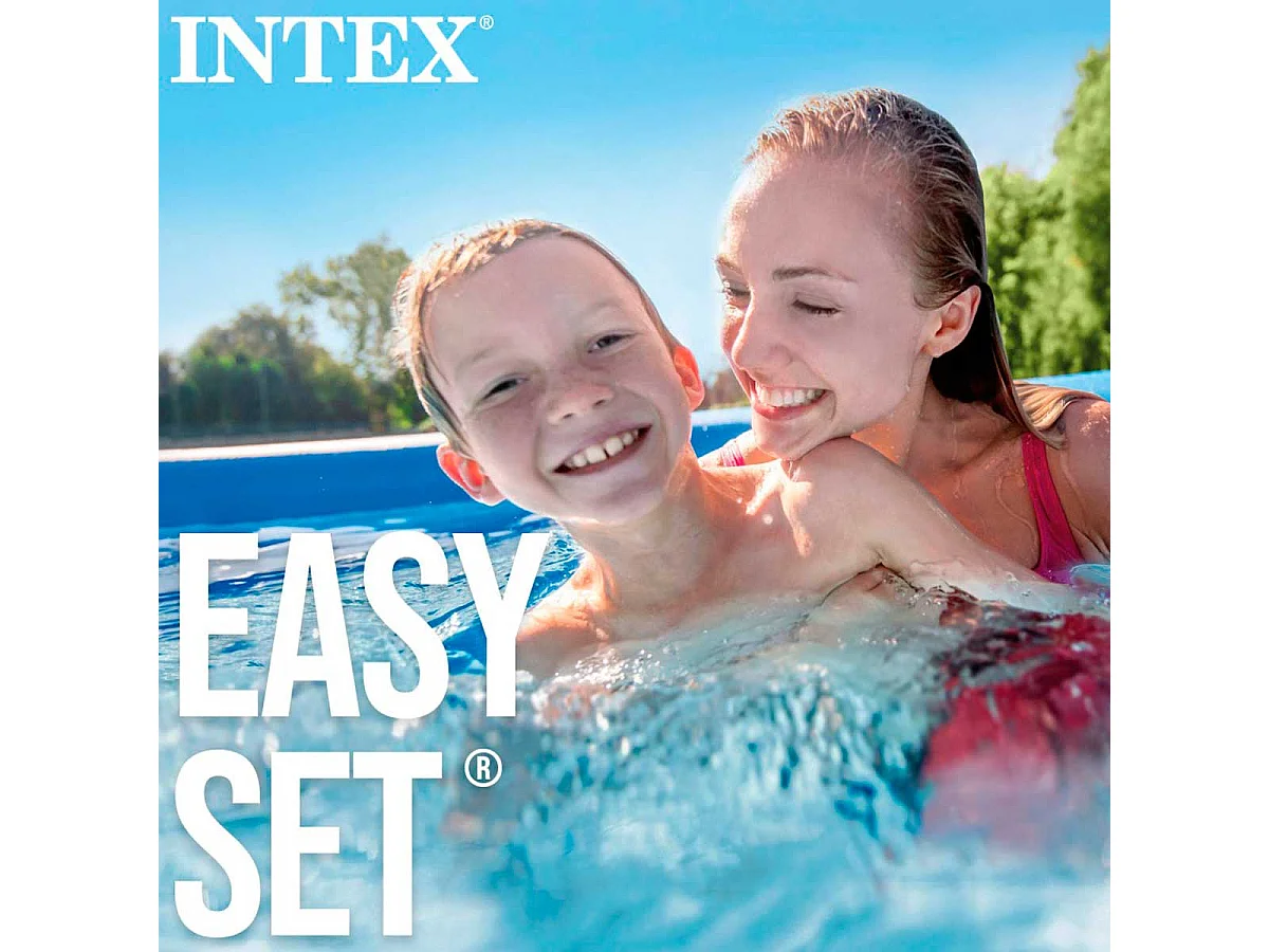 Intex 28122 Aufstellpool Easy-Pool Set Quick Up Aufblasbar Rund 305x76